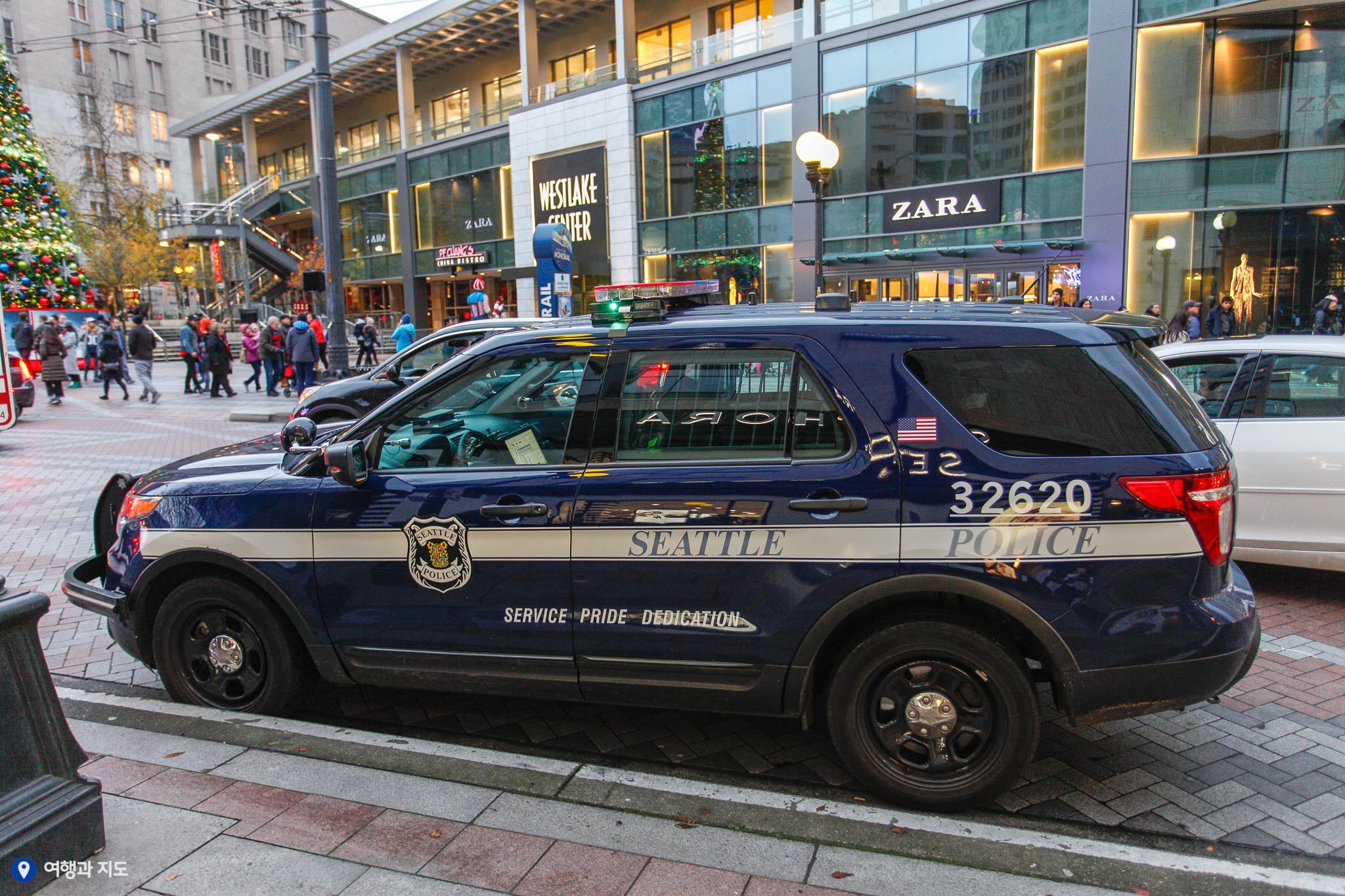 미국-시애틀-경찰차